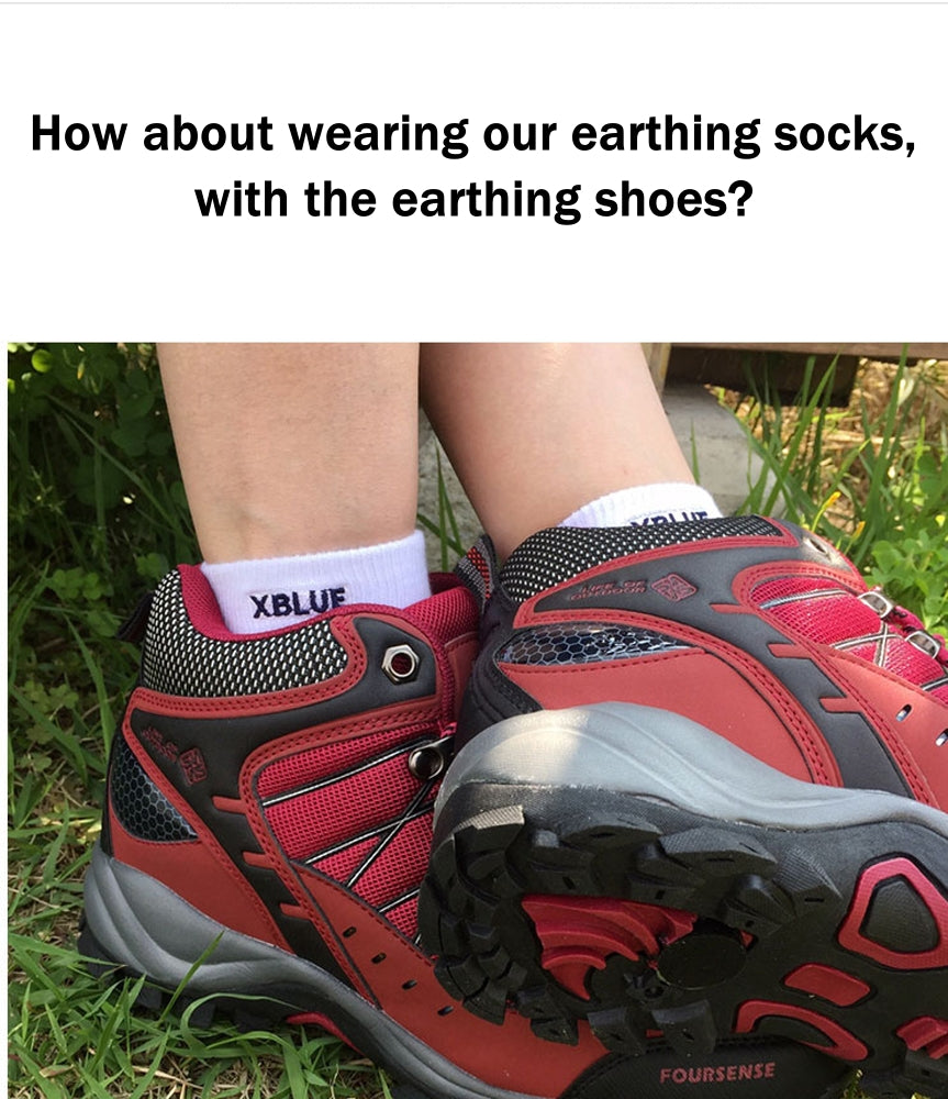 X-Blue Earthing Socks - Sports Socks for Grounding Connect you to Earth