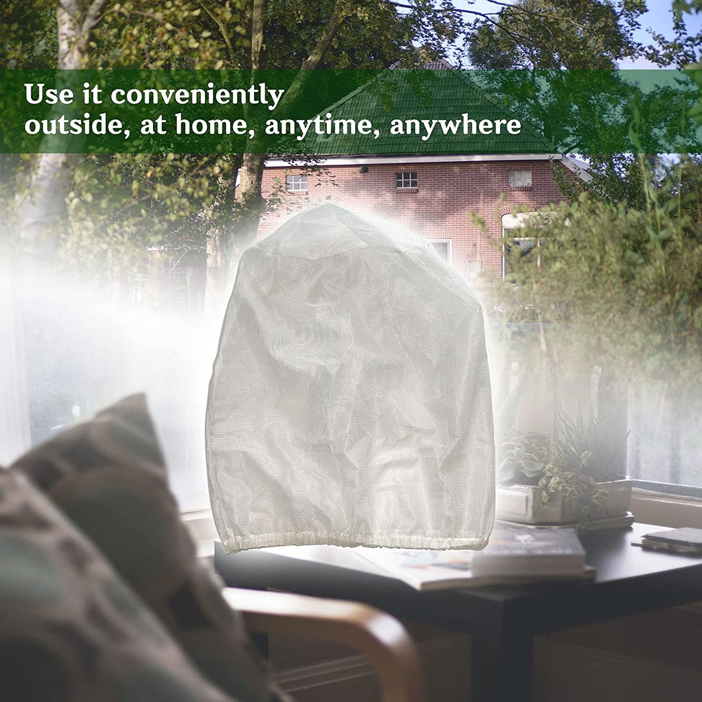 Head net Blocks EMF 5G UV Particle Bug, Protect heads from all hazards